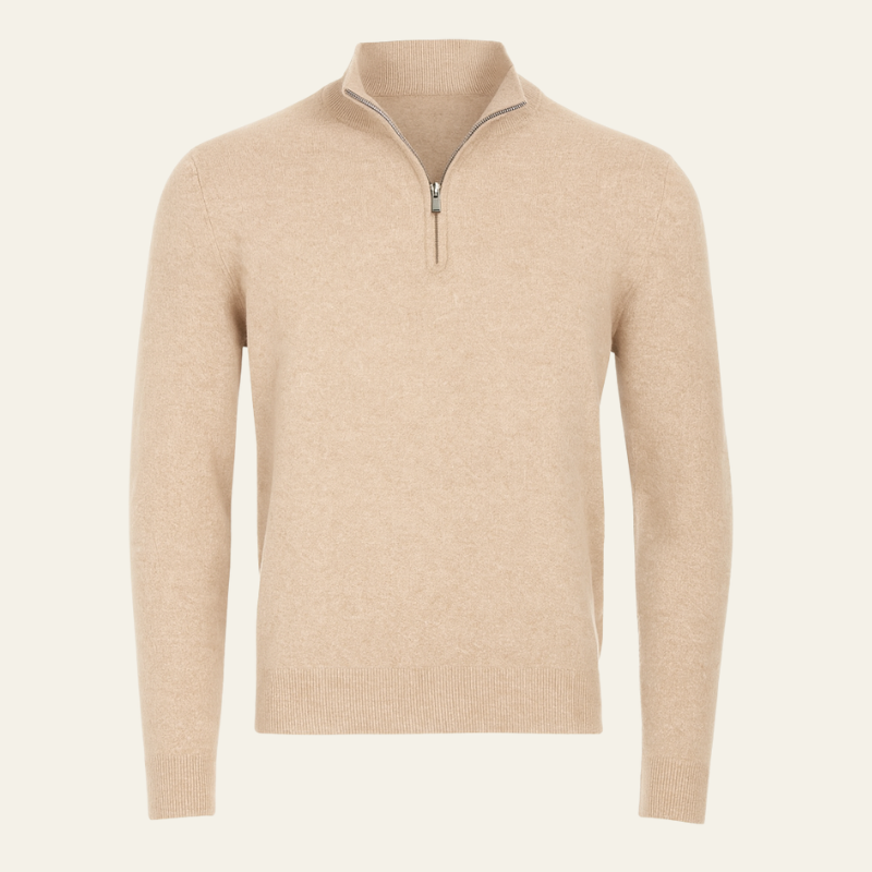 Men’s Quarter Zip Sweater | Long Sleeve, Layering