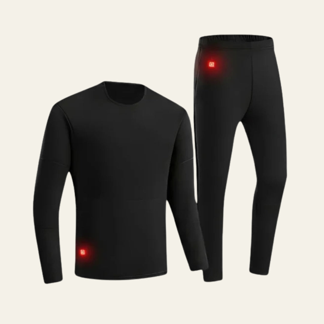Men’s Heated Thermal Base Layer Set – Top & Bottom