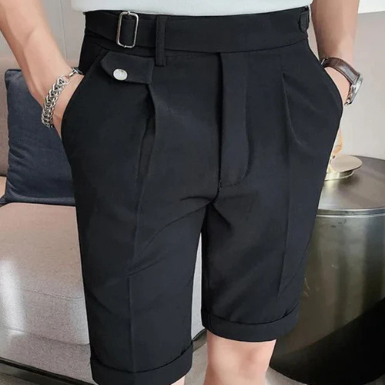 Men’s Casual Shorts | Cotton-Polyester Blend Short Pants