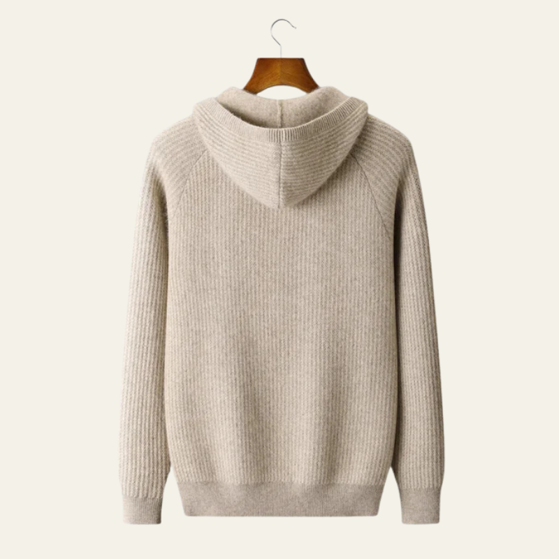 Men’s Zip Hoodie | Merino Wool Knit