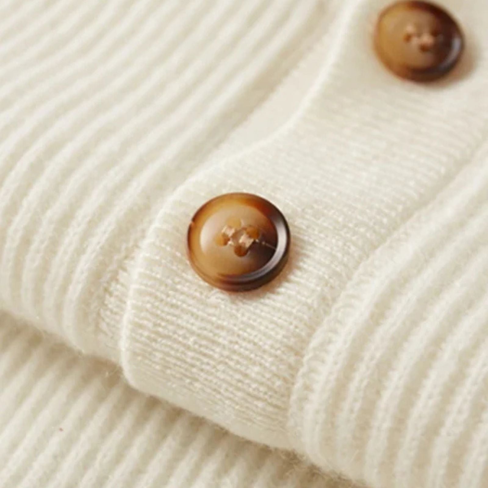 Men’s Merino Wool & Cashmere Button Sweater | Long Sleeve