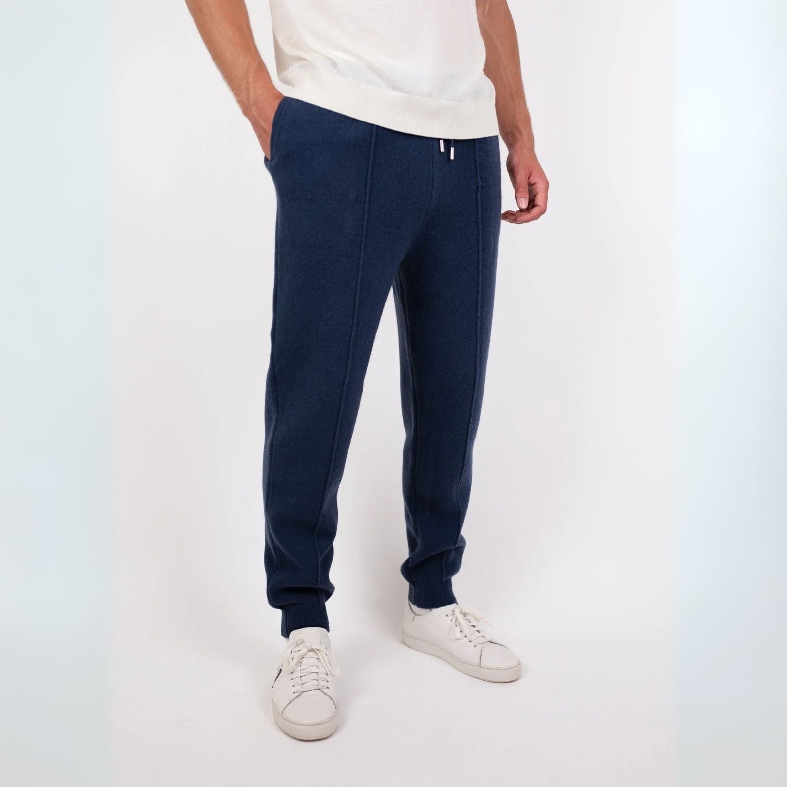 Men’s Leisure Jogger Pants | Wool-Blend Casual Bottoms