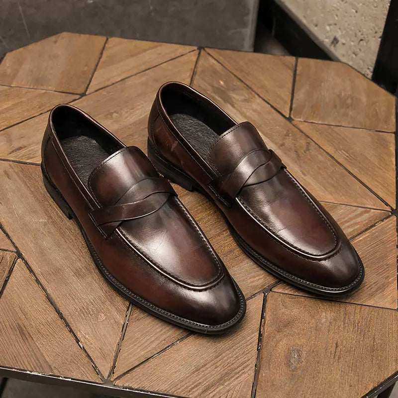 Men’s Classic Leather Loafers | Sleek Dress Shoes