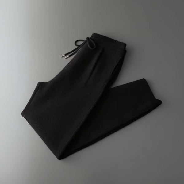 Men’s Cashmere Drawstring Leisure Pants | Relaxed Fit