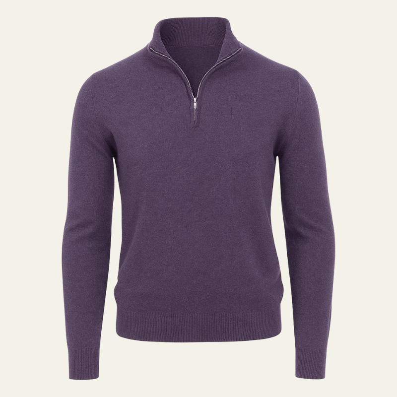 Men’s Quarter Zip Sweater | Long Sleeve, Layering