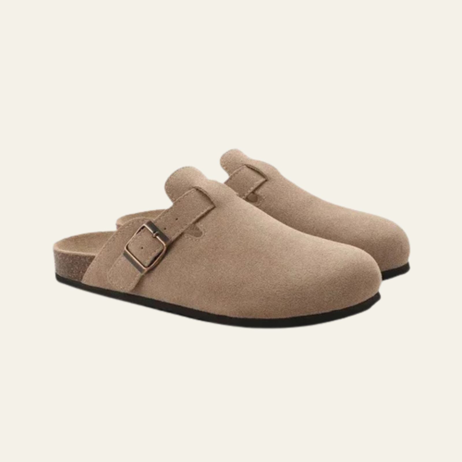 Men’s Slip-On Clogs | Vegan Suede Upper Ankle Shoes