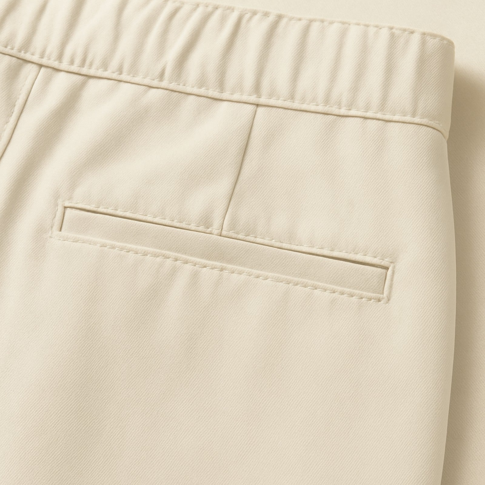 Men’s Cotton Stretch Chino Trousers | Straight Loose Fit