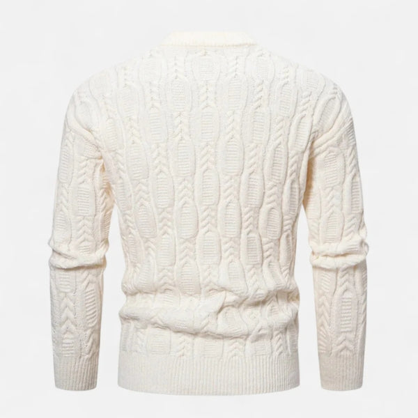 Men’s Cable Knit Crewneck Sweater