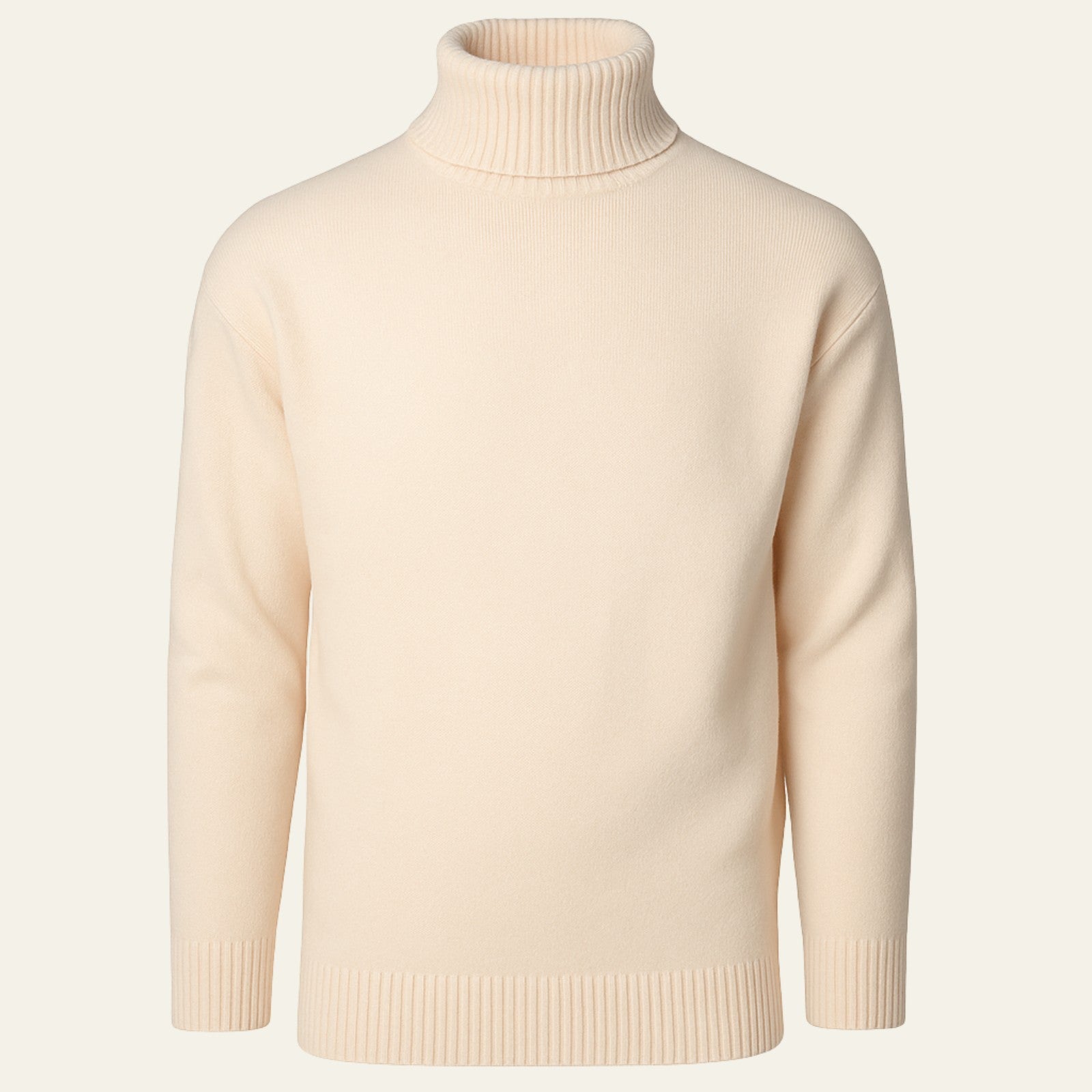 Men’s Cotton Knit Turtleneck | Long Sleeve