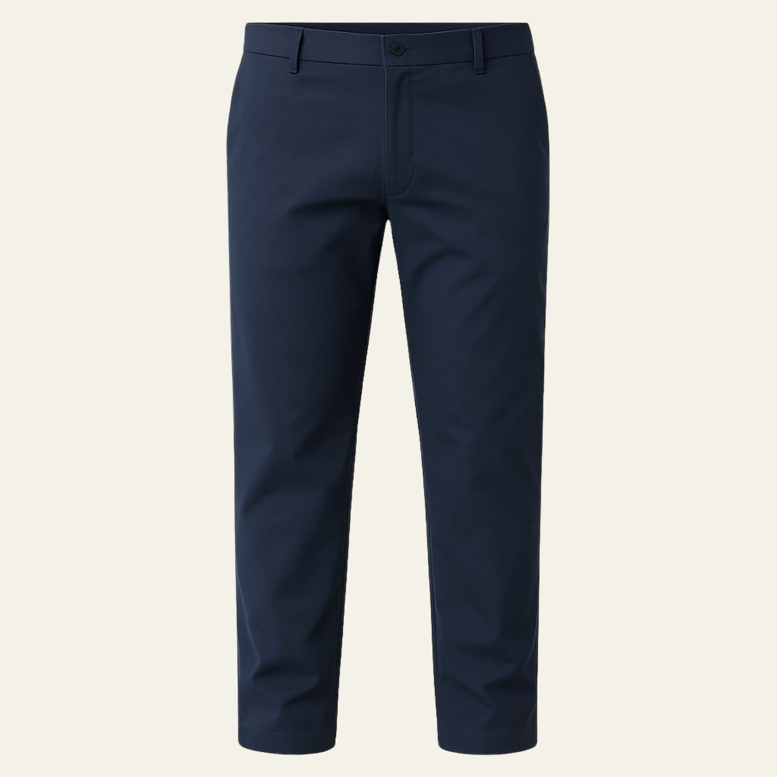 Men’s Cotton Stretch Chino Trousers | Straight Loose Fit
