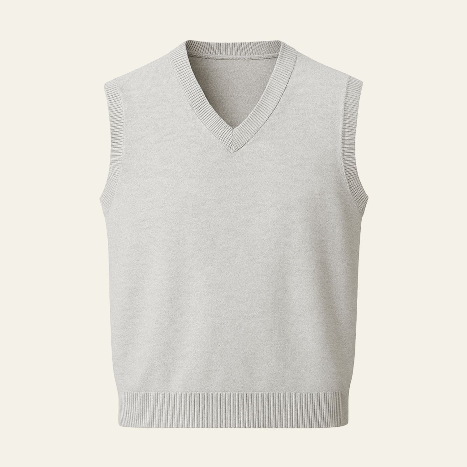 Men’s Wool Blend Sleeveless Vest