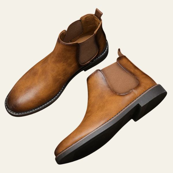 Men’s Classic Chelsea Boots | Low-Profile Vegan Leather