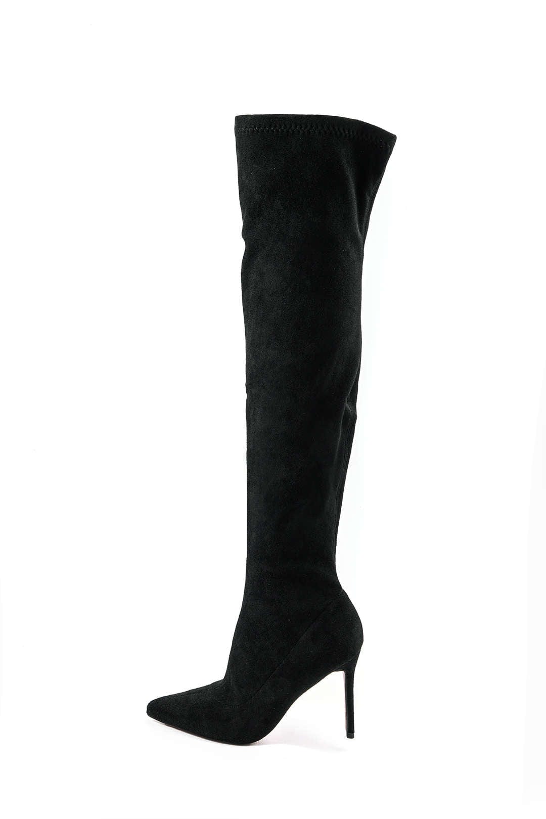 Elegant Over-the-Knee Boots Made of Suede – Stylish & Feminine