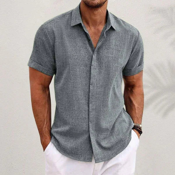 Men’s Short-Sleeve Shirt | Lightweight Soft-Weave Fabric