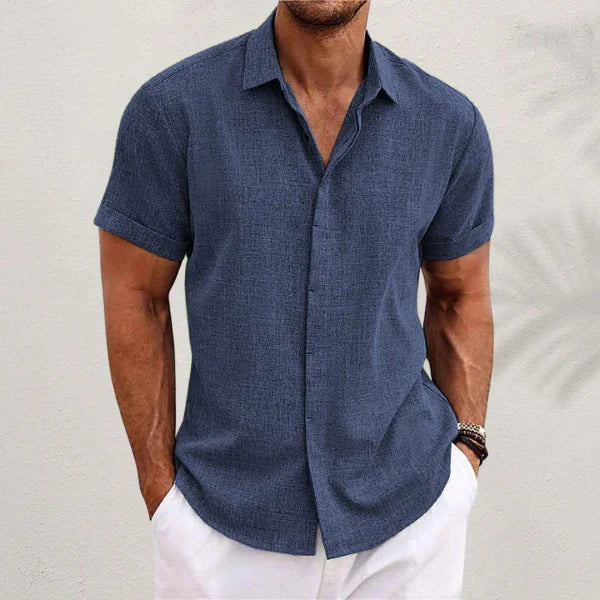 Men’s Short-Sleeve Shirt | Lightweight Soft-Weave Fabric