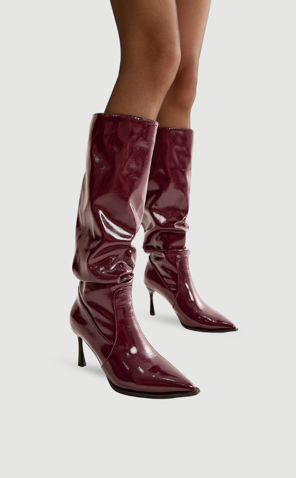 Pauline | High Heel Knee Boots