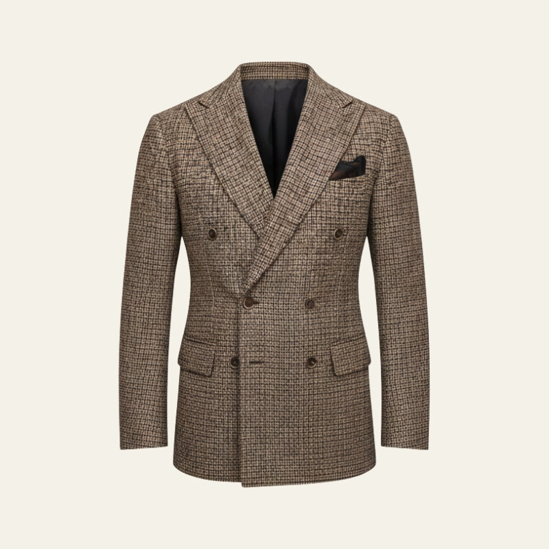 Men’s Double-Breasted Blazer – Structured Fit