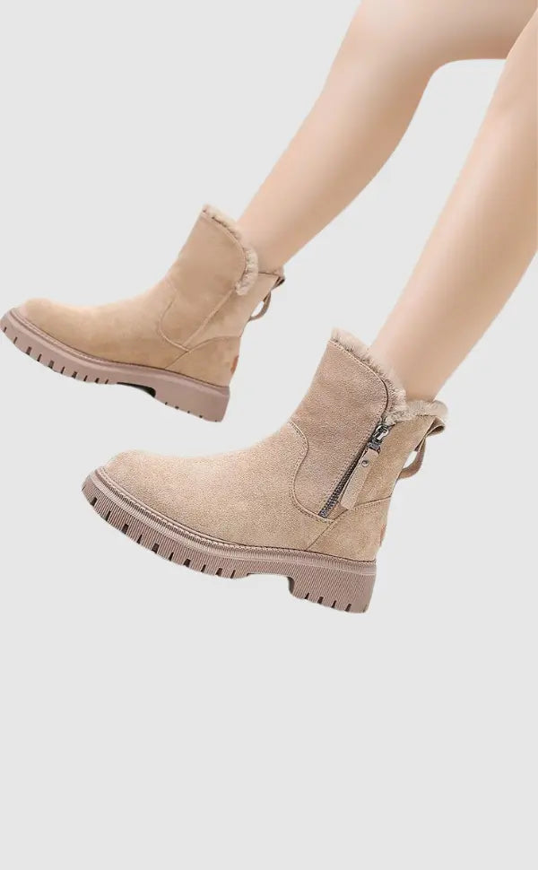 Jayleen | Winter Velvet Plush Boots