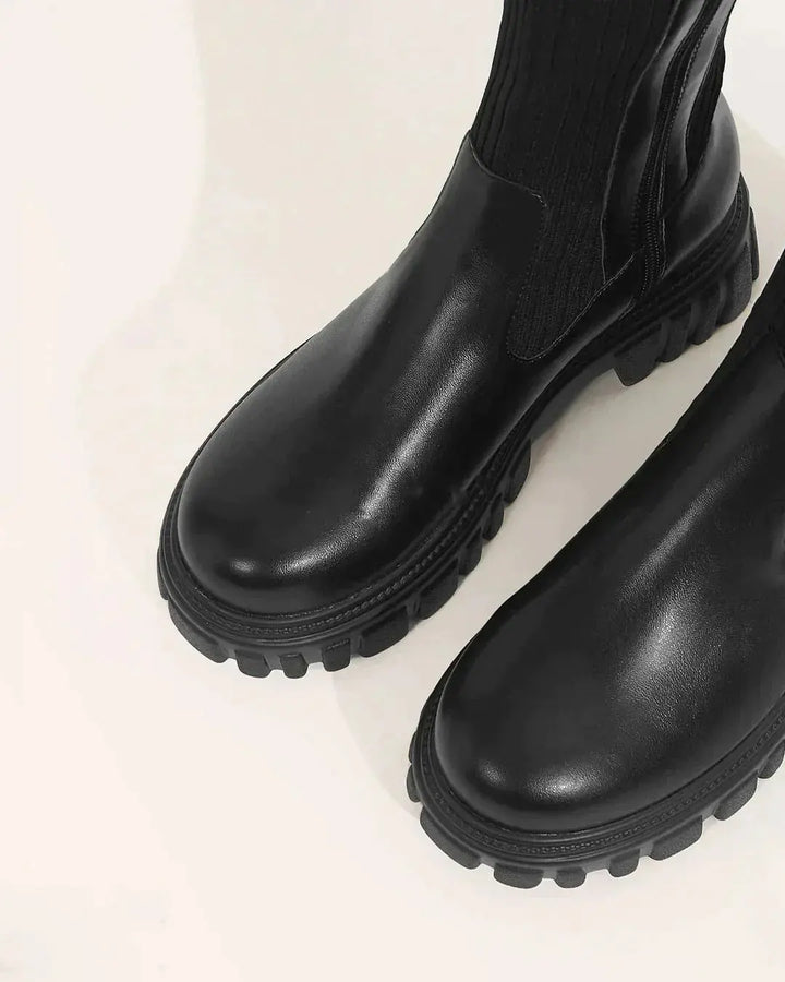 Charlotte | Stretch Knit Boots