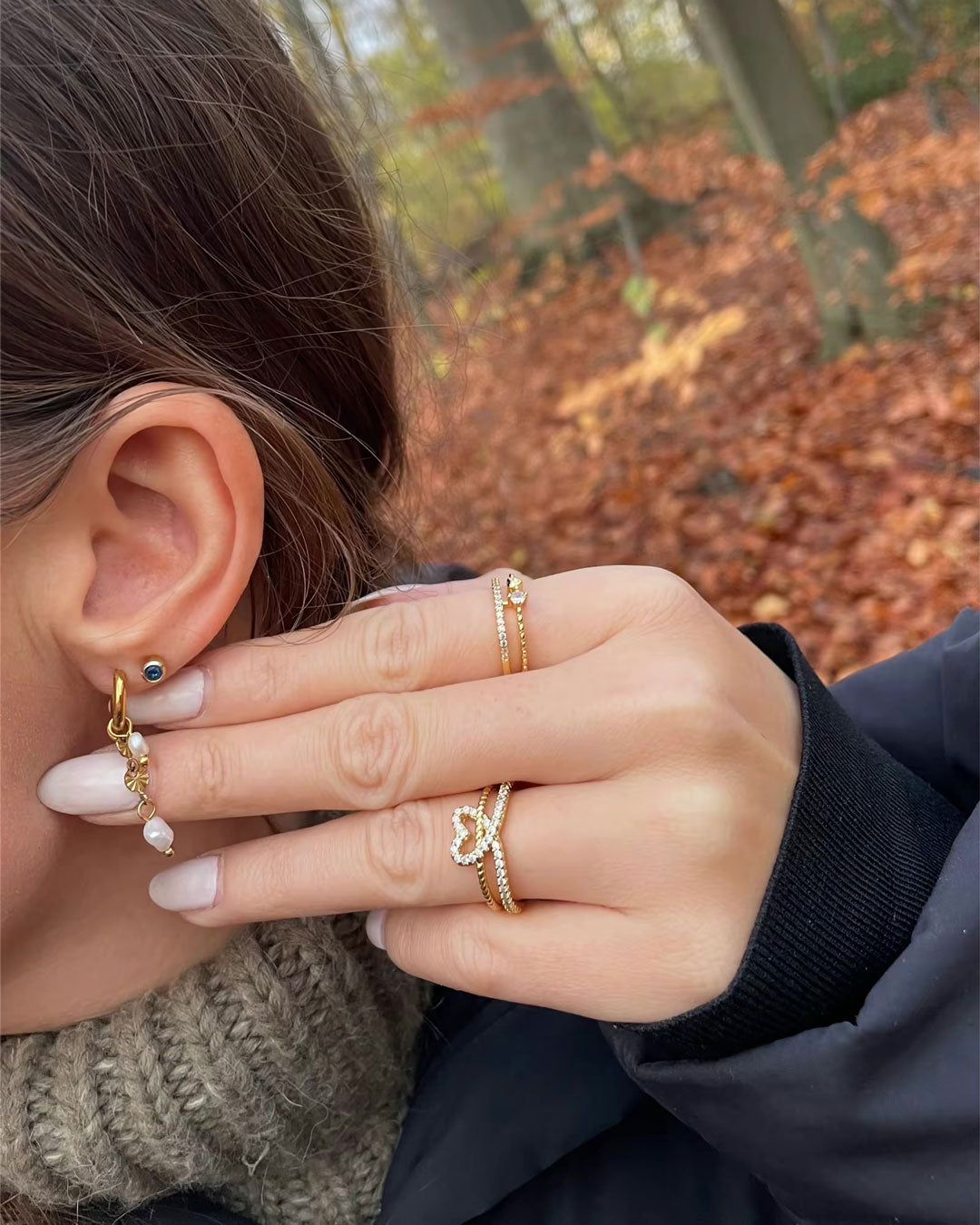 Lyannette | Sunburst Earrings 18K Gold